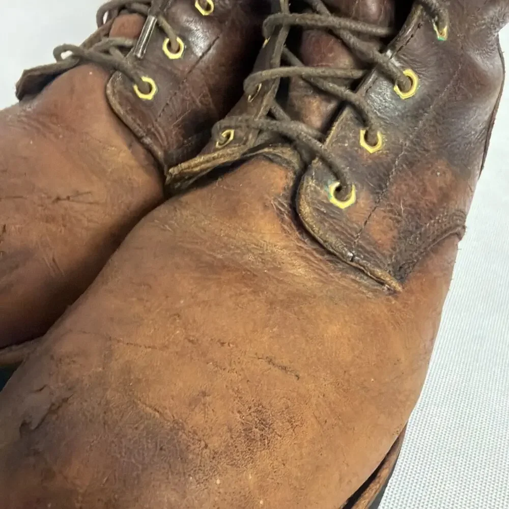Chippewa Boots Men's 14 W Paladin Waterproof Steel Toe Brown Logger 73060
